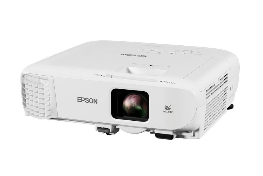 Epson EB-X49-projector schuin van voren